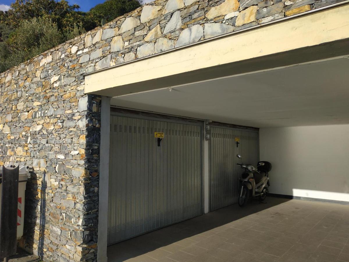 Casaviva - Ampio Trilocale Vista Mare Con Piscina - Pieve Alta Leilighet Pieve Ligure Eksteriør bilde